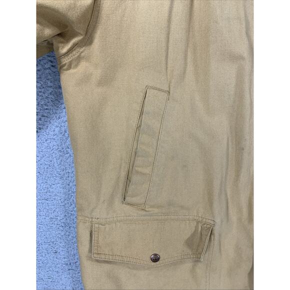 Vintage LL Bean Canvas Duster Long Chore Jacket Womens XL Deep Pile Fleece Aztec - Picture 9 of 16